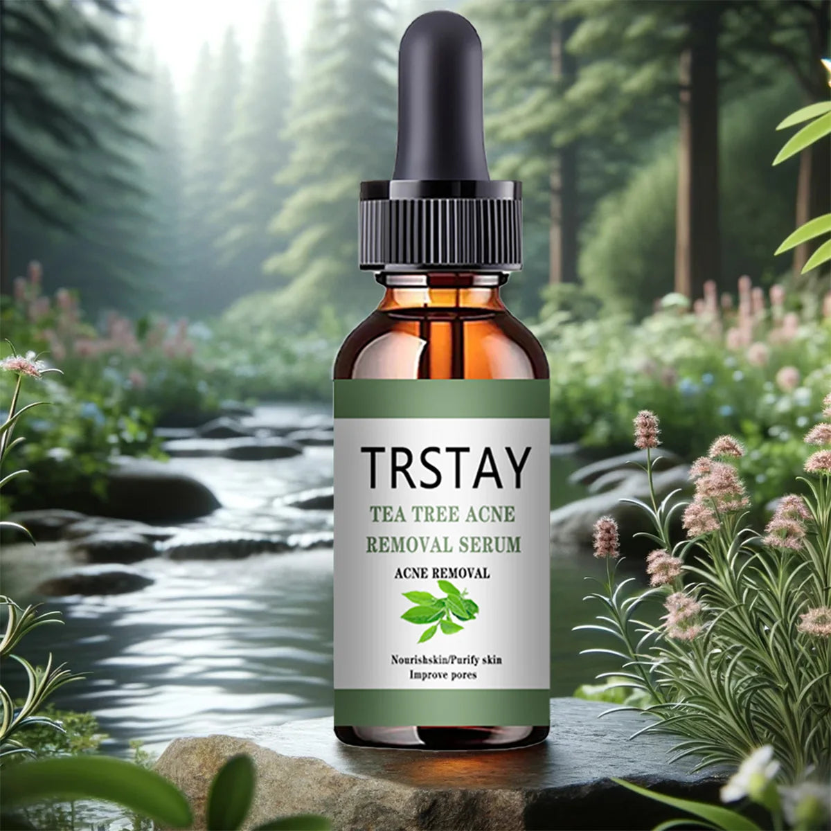 TRSTAY Tea Tree Oil Essence - Fade Spots, Shrink Pores & Brighten Skin