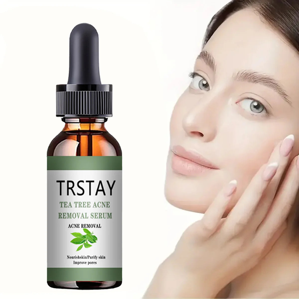TRSTAY Tea Tree Oil Essence - Fade Spots, Shrink Pores & Brighten Skin