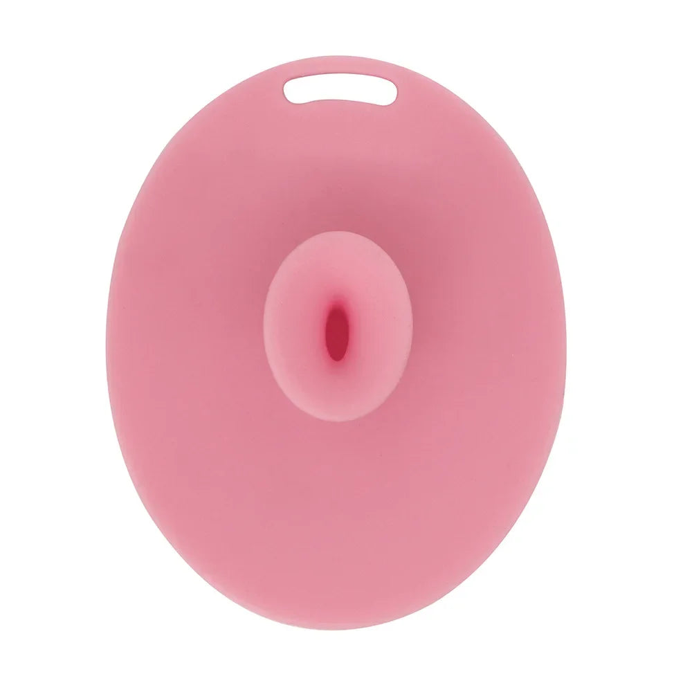 Soft Silicone Exfoliating Brush - Gentle Body & Face Cleansing Scrubber
